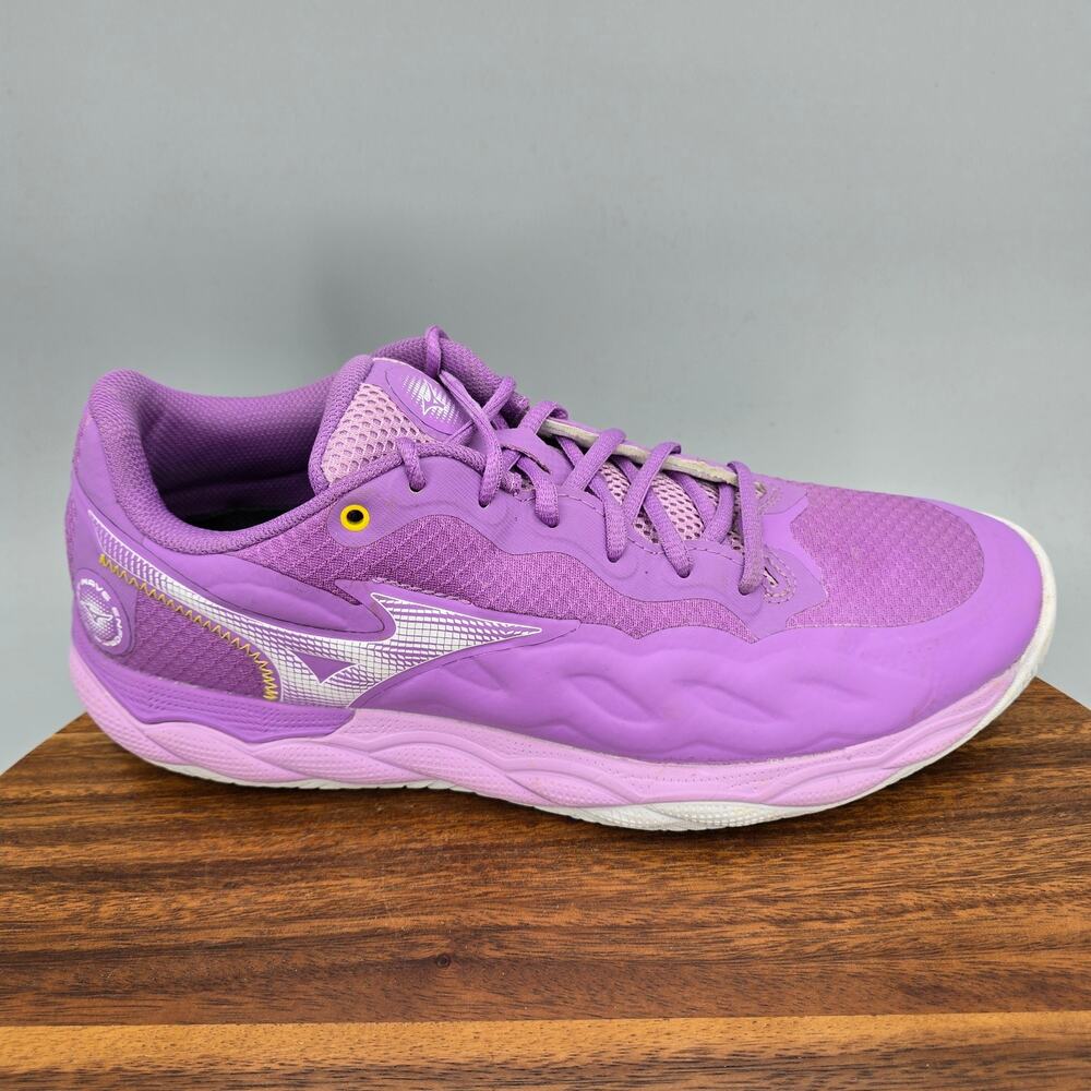 Mizuno Wave Enforce Court Shoes Womens 11 Purple Tennis Pickleball Sneakers